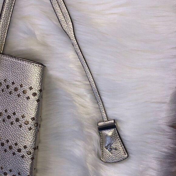 NWT Kate Landry Gold Laser Cut Tote - Picture 5 of 7